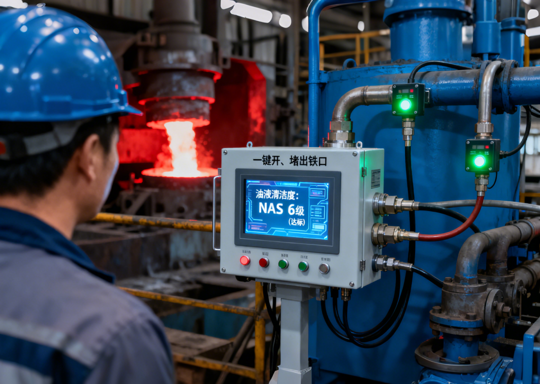 以鋼廠高爐液壓站為例：油液污染早預(yù)警，生產(chǎn)運維更科學